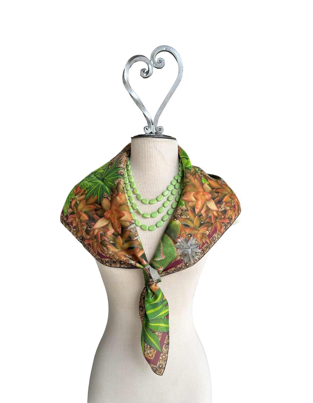 Cactus Garden Square Scarf
