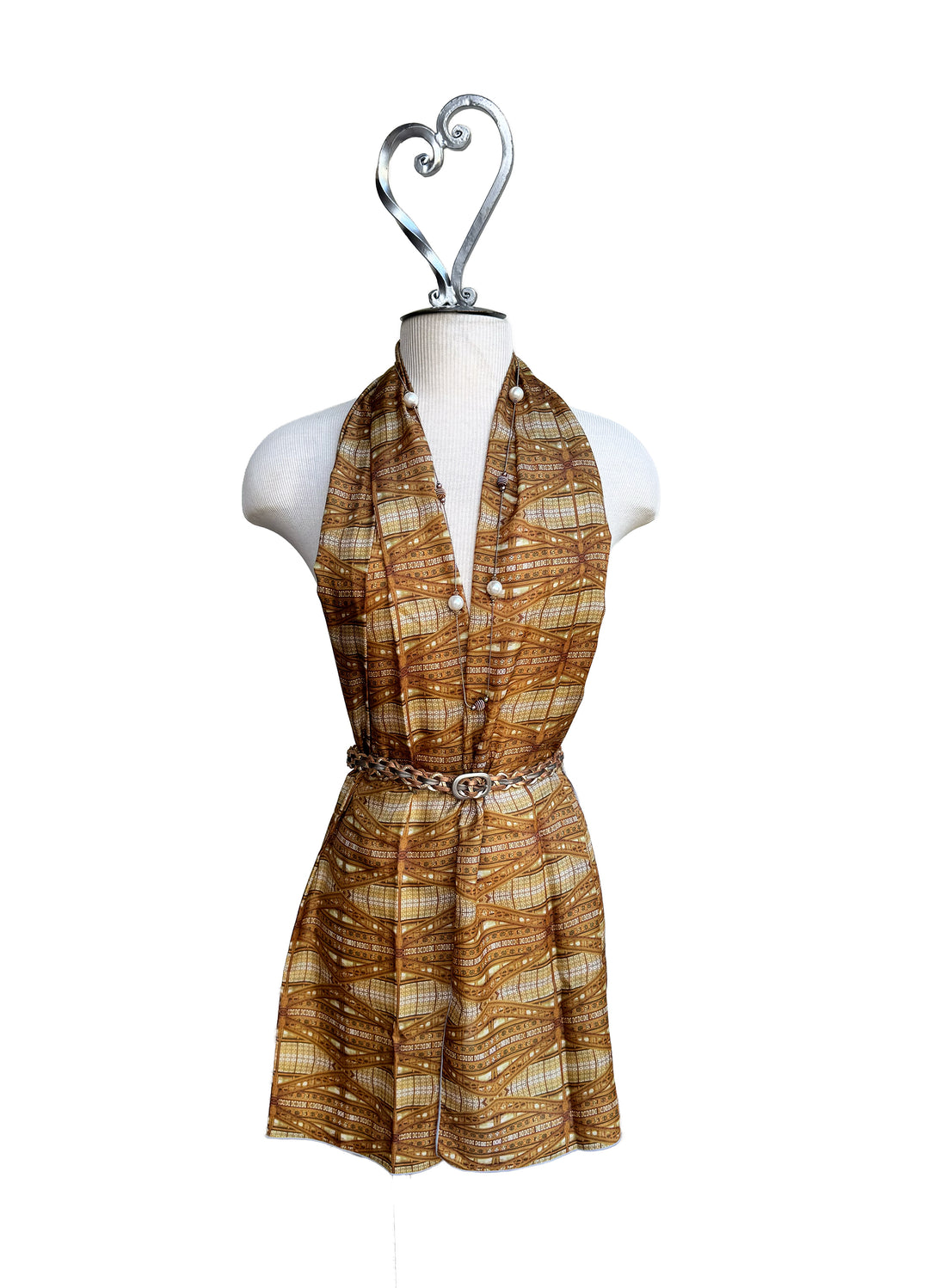 Chicago Fancy Girders Diamond Stripe Long Scarf