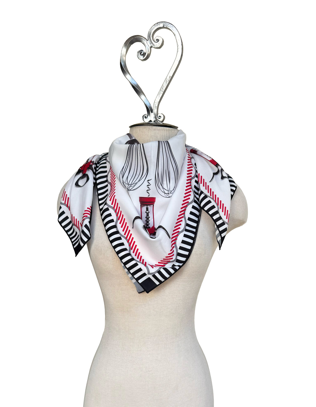Kitchen Utensils Square Scarf