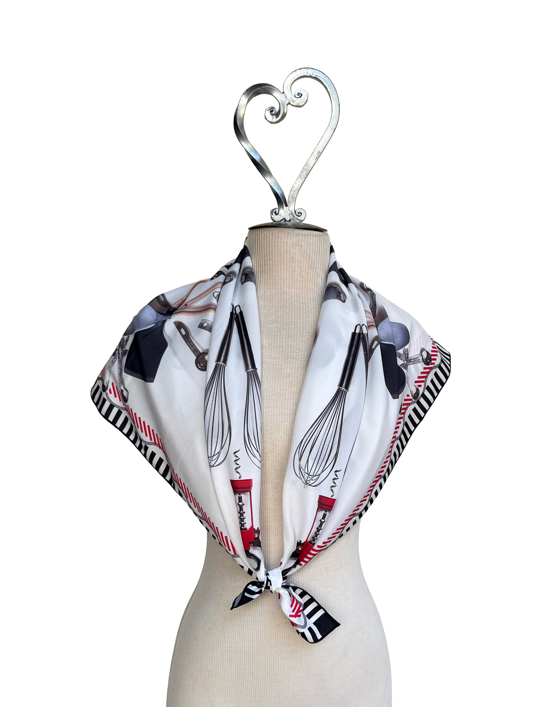 Kitchen Utensils Square Scarf