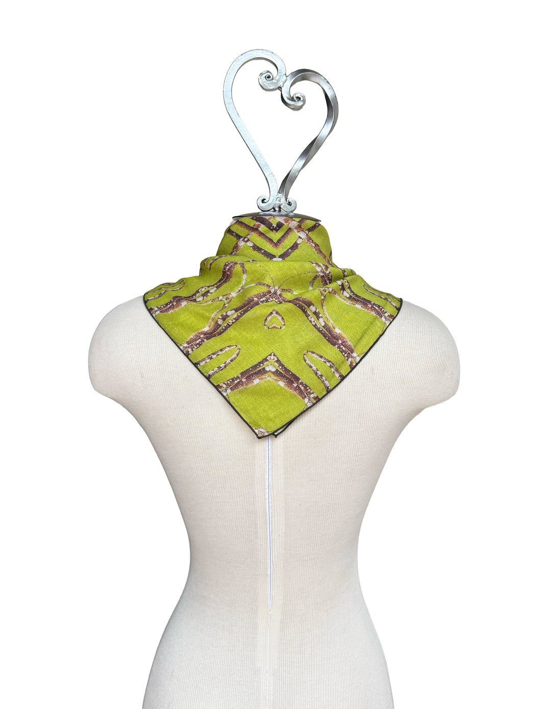Lichen Logs Green Square Scarf