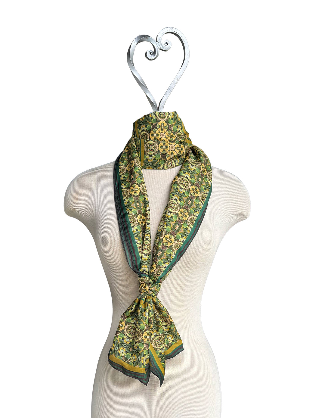 Parisian Leaves 1 Long Scarf
