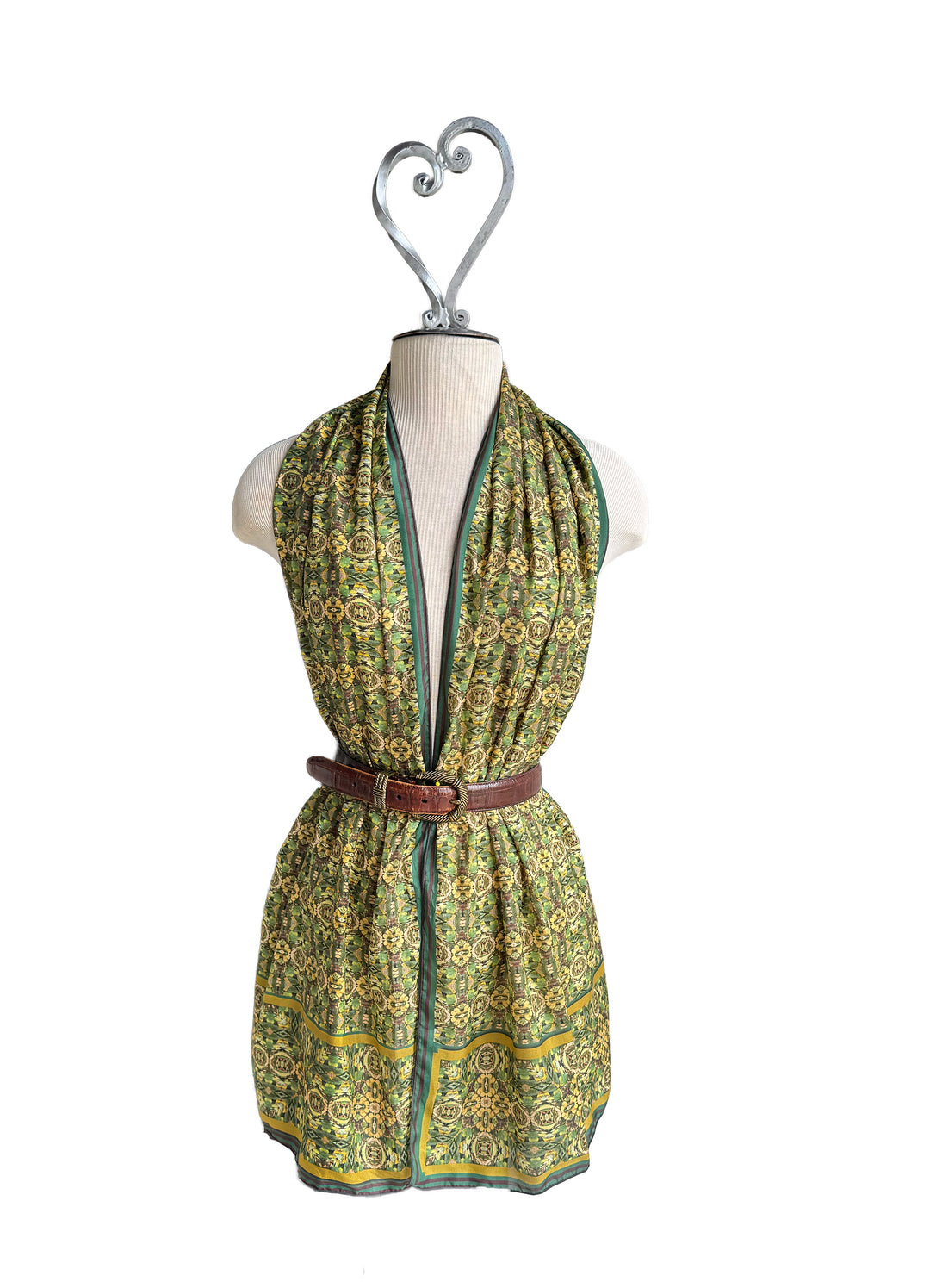 Parisian Leaves 1 Long Scarf
