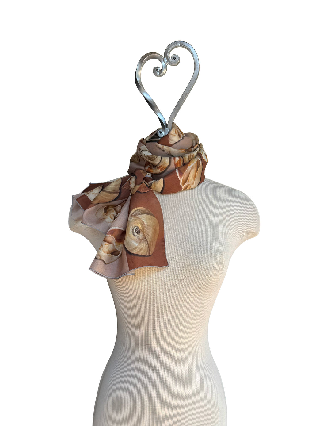 Seashell Stripe Long Scarf