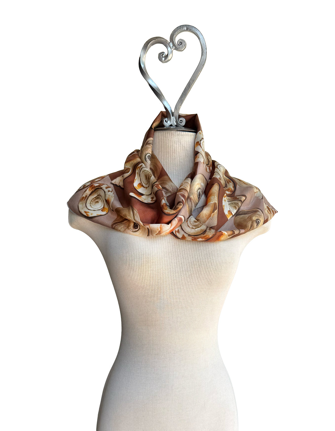 Seashell Stripe Long Scarf