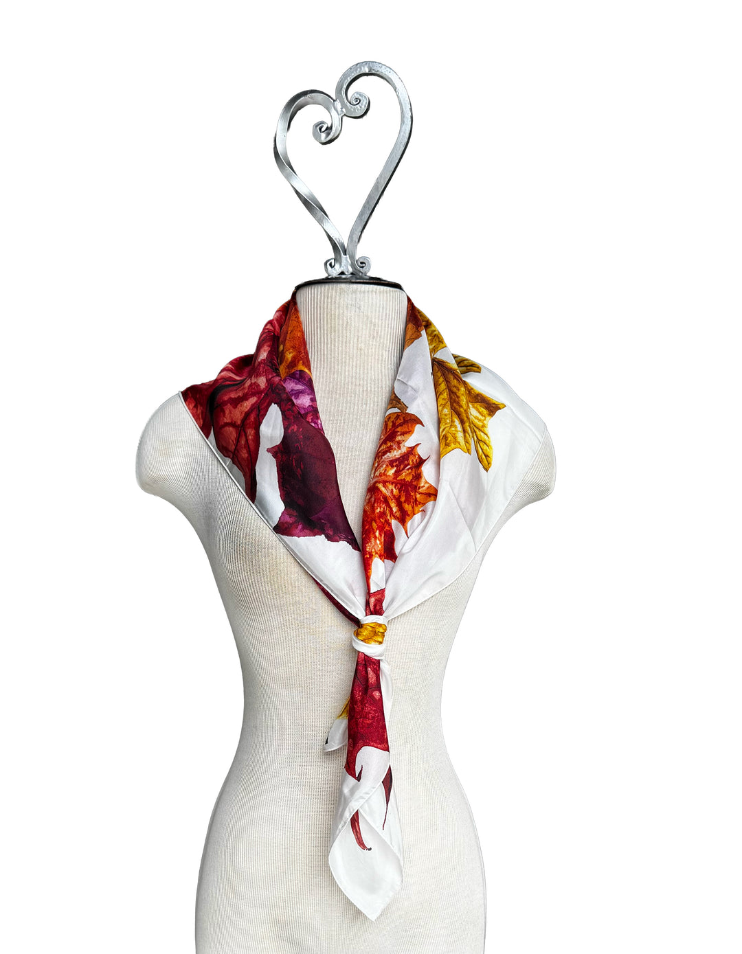 Soggy Leaf Jumble Square Scarf