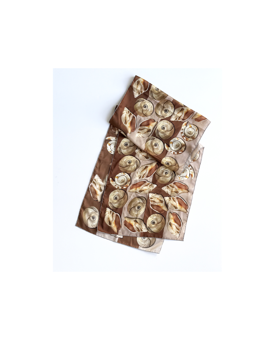 Seashell Stripe Long Scarf