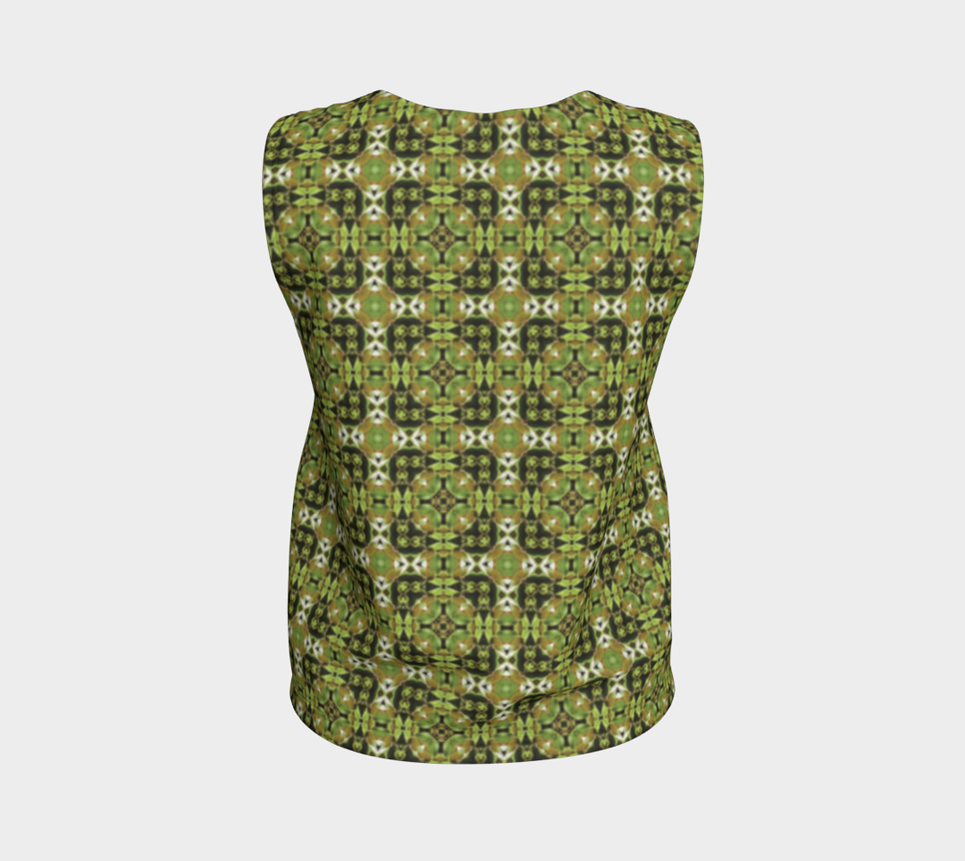 Magnolia Leaf 2 (Long) Loose Tank Top