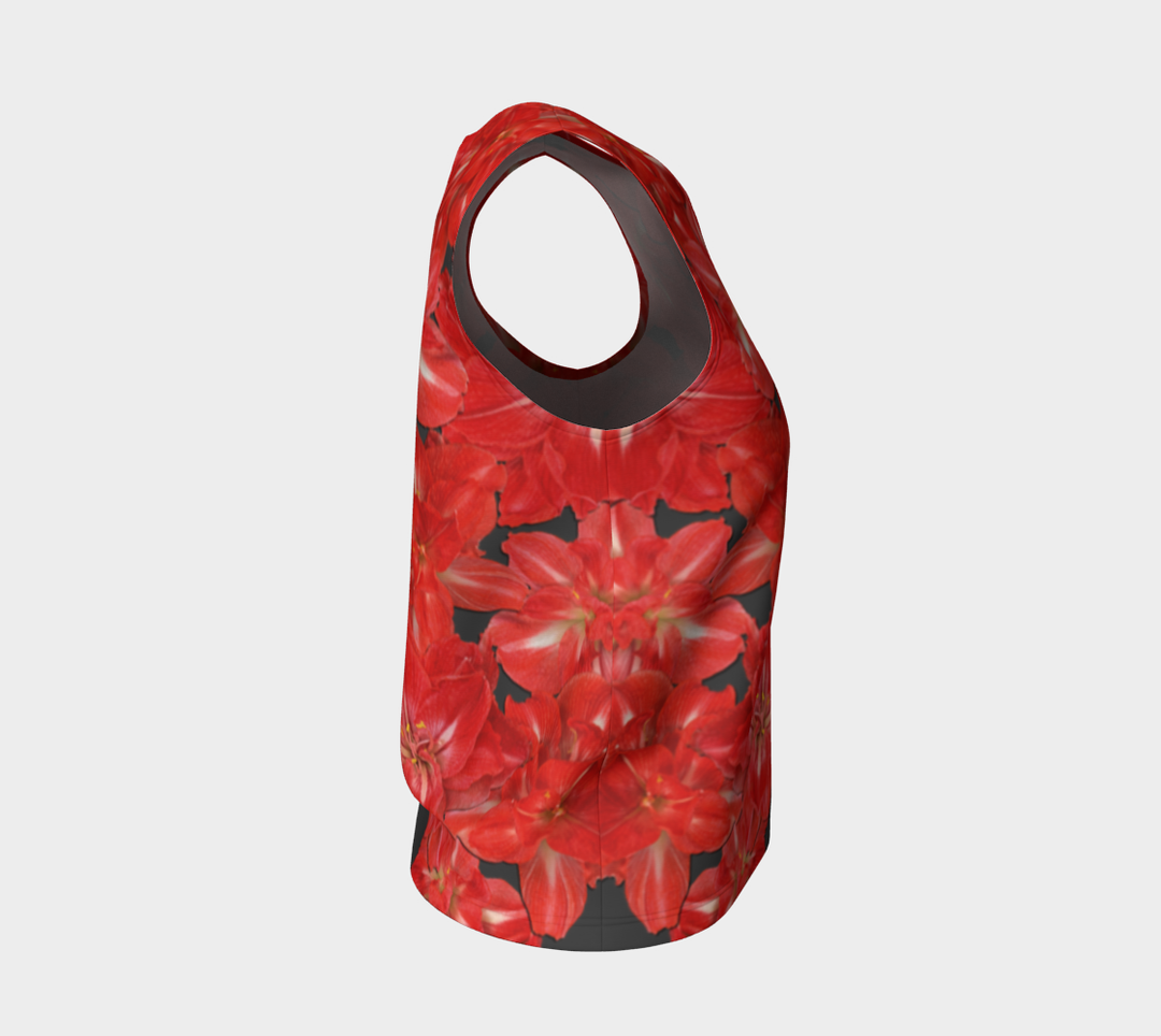 Debbie's Amaryllis (Regular) Loose Tank Top