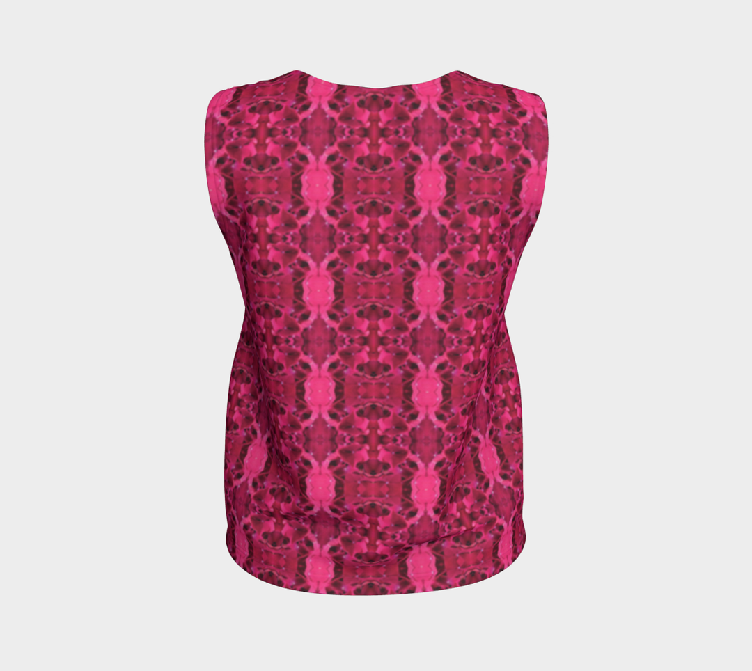Magenta Hydrangea (Long) Loose Tank Top