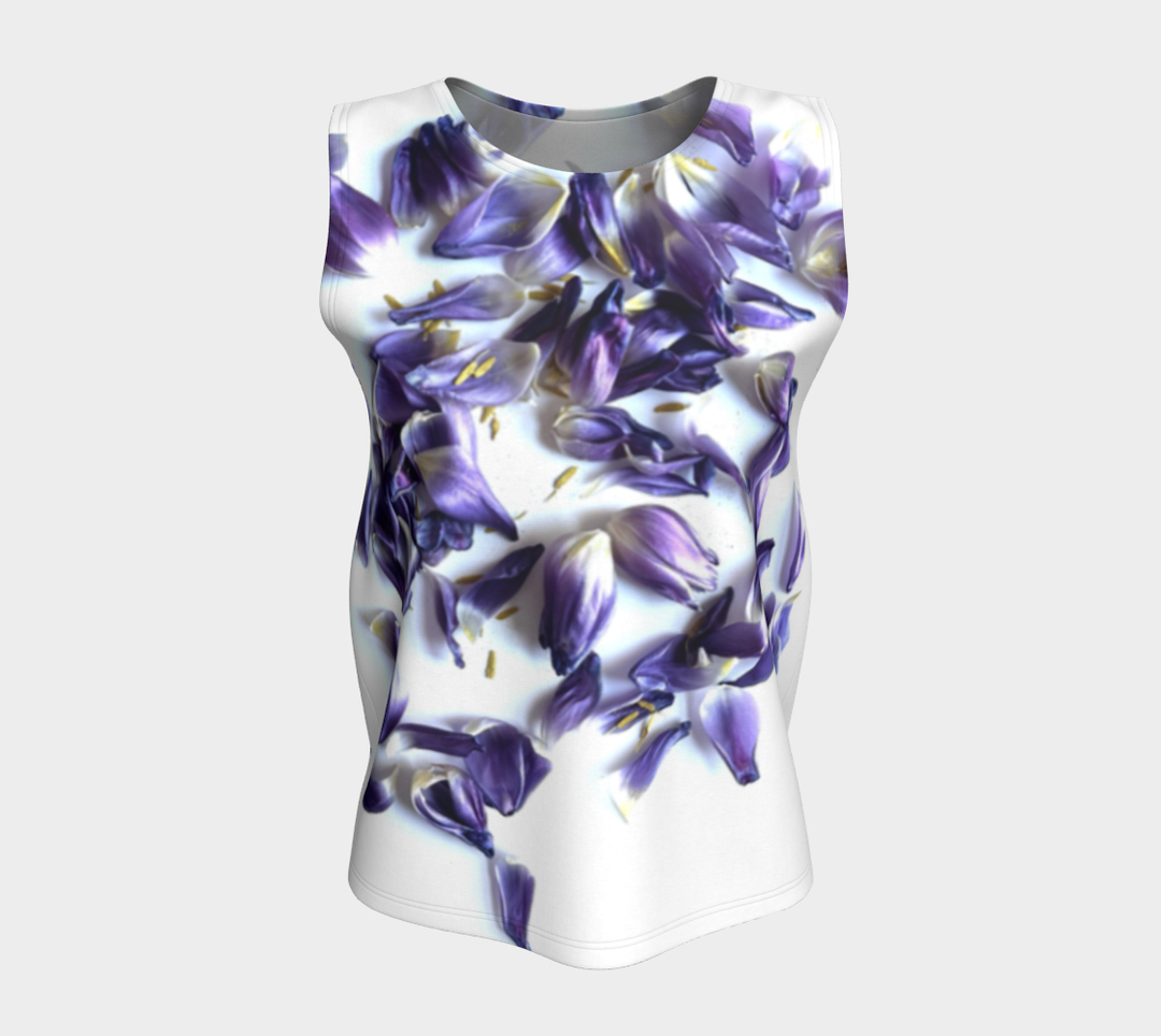 Purple Tulip Mess (Regular) Loose Tank Top