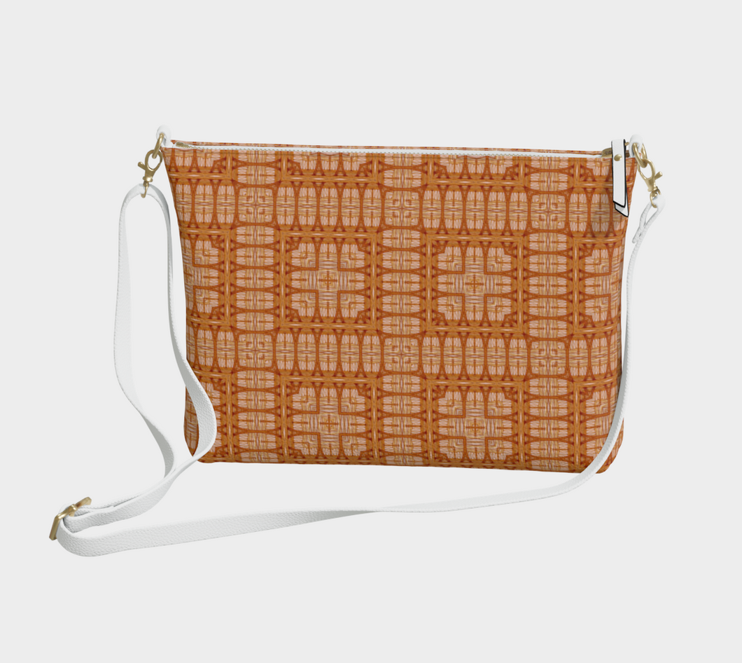 Girlie Girders Vegan Leather Crossbody Bag