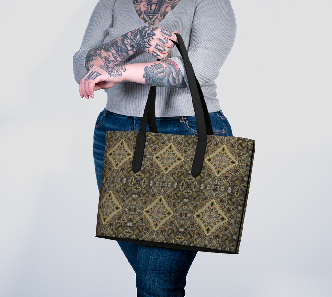 Hurricane Beryl's Pine Cone 2 Vegan Tote Bag