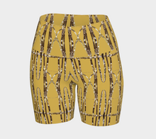 Load image into Gallery viewer, Lichen Log Tan Yoga Shorts

