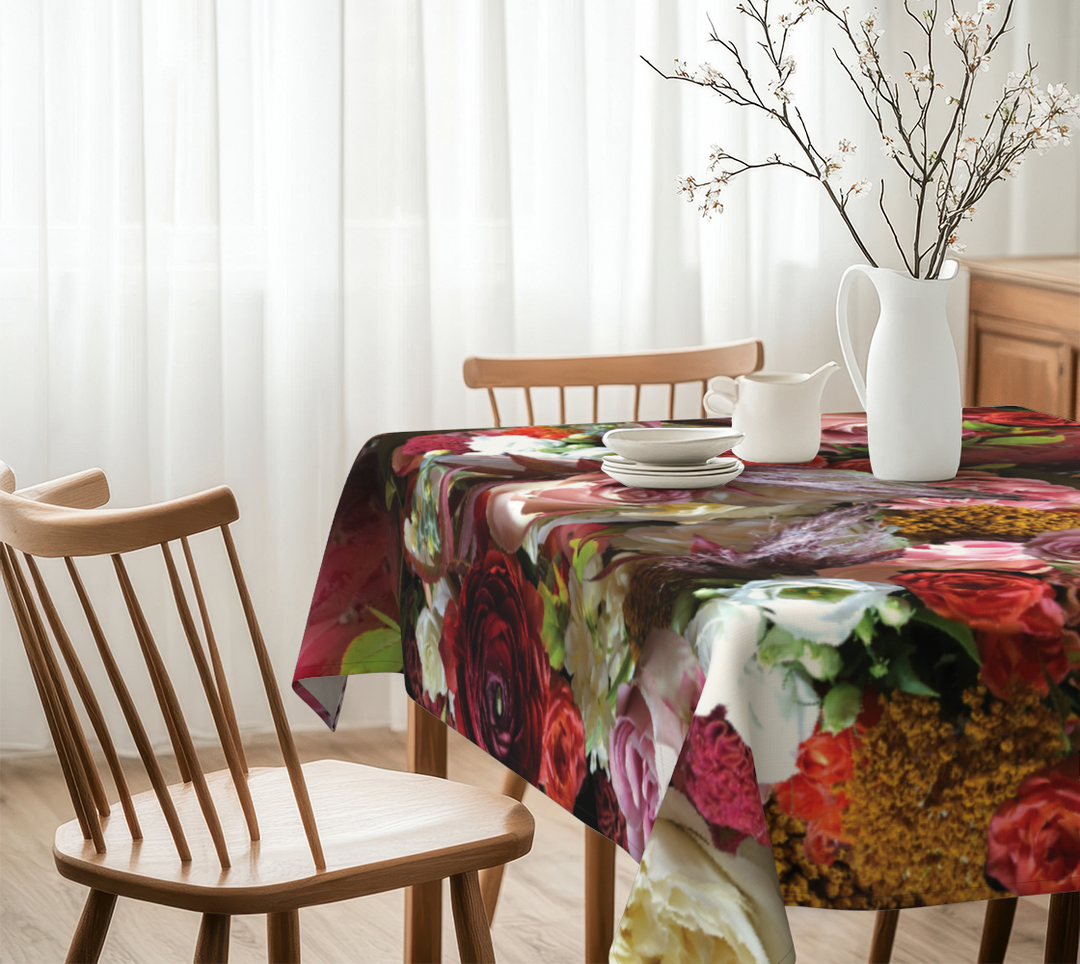 Wedding Flowers 1 Tablecloth