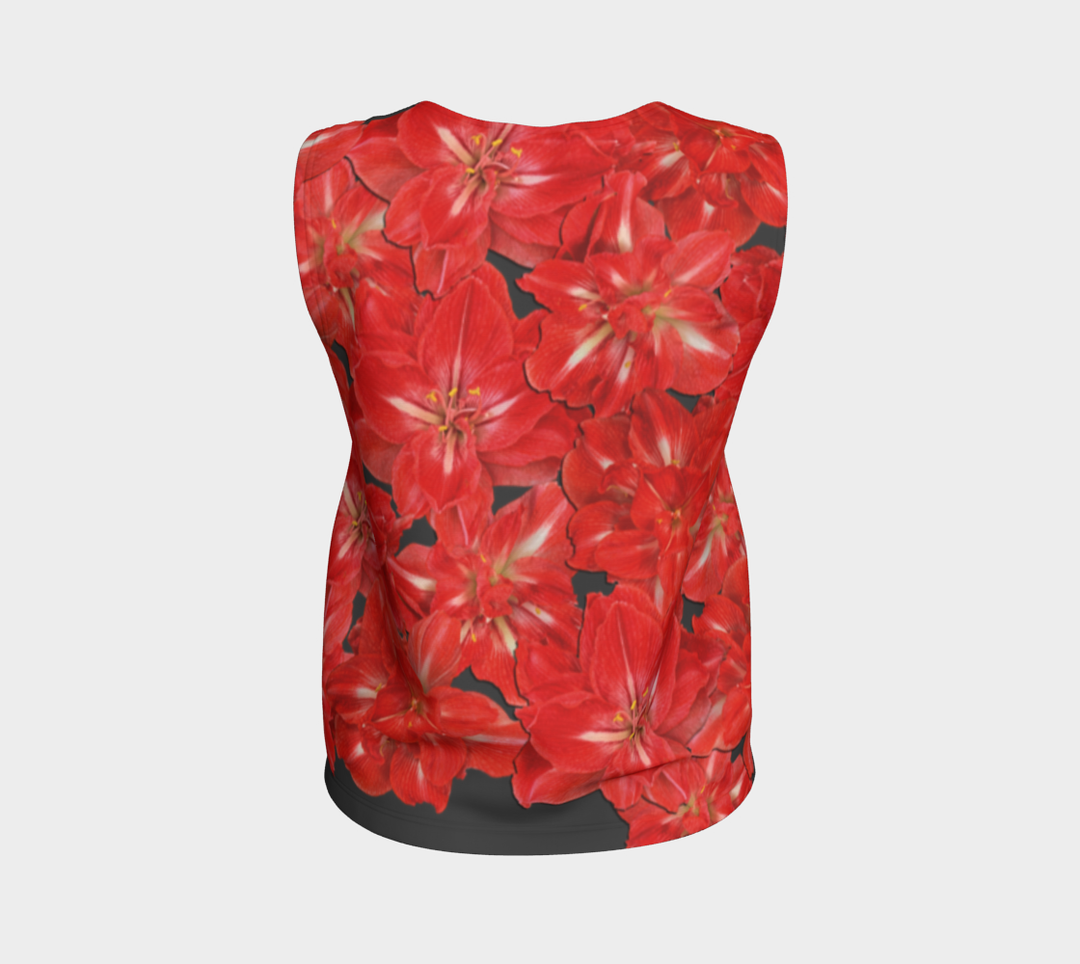 Debbie's Amaryllis (Regular) Loose Tank Top