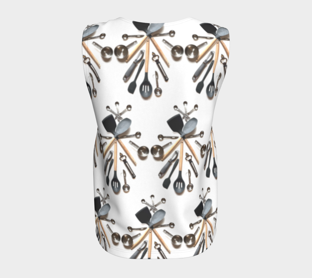 Kitchen Utensils (Long) Loose Tank Top