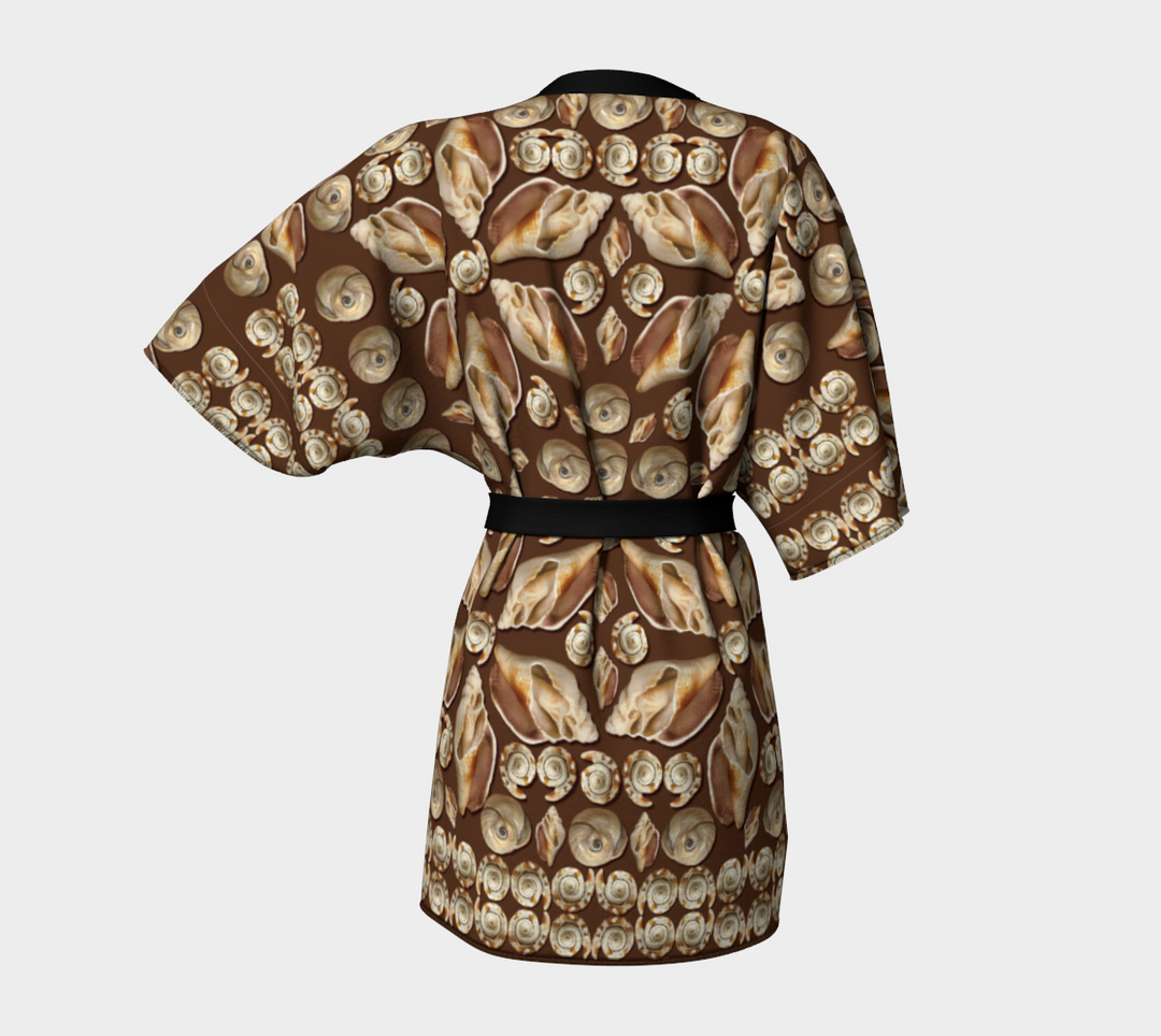 Seashell Kimono Belted Kimono