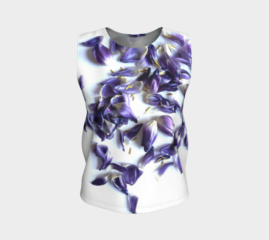Purple Tulip Mess (Regular) Loose Tank Top