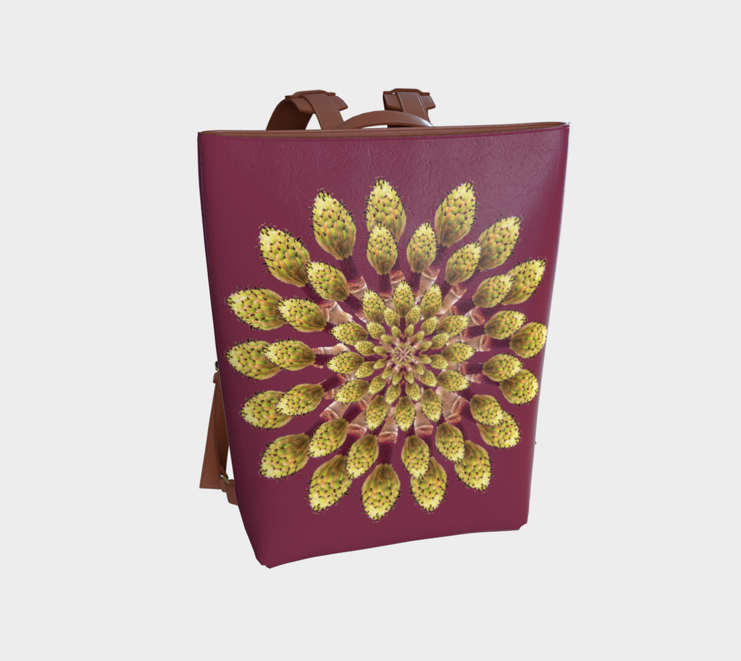 Magnolia Bud Wreath Vegan Tote Bag