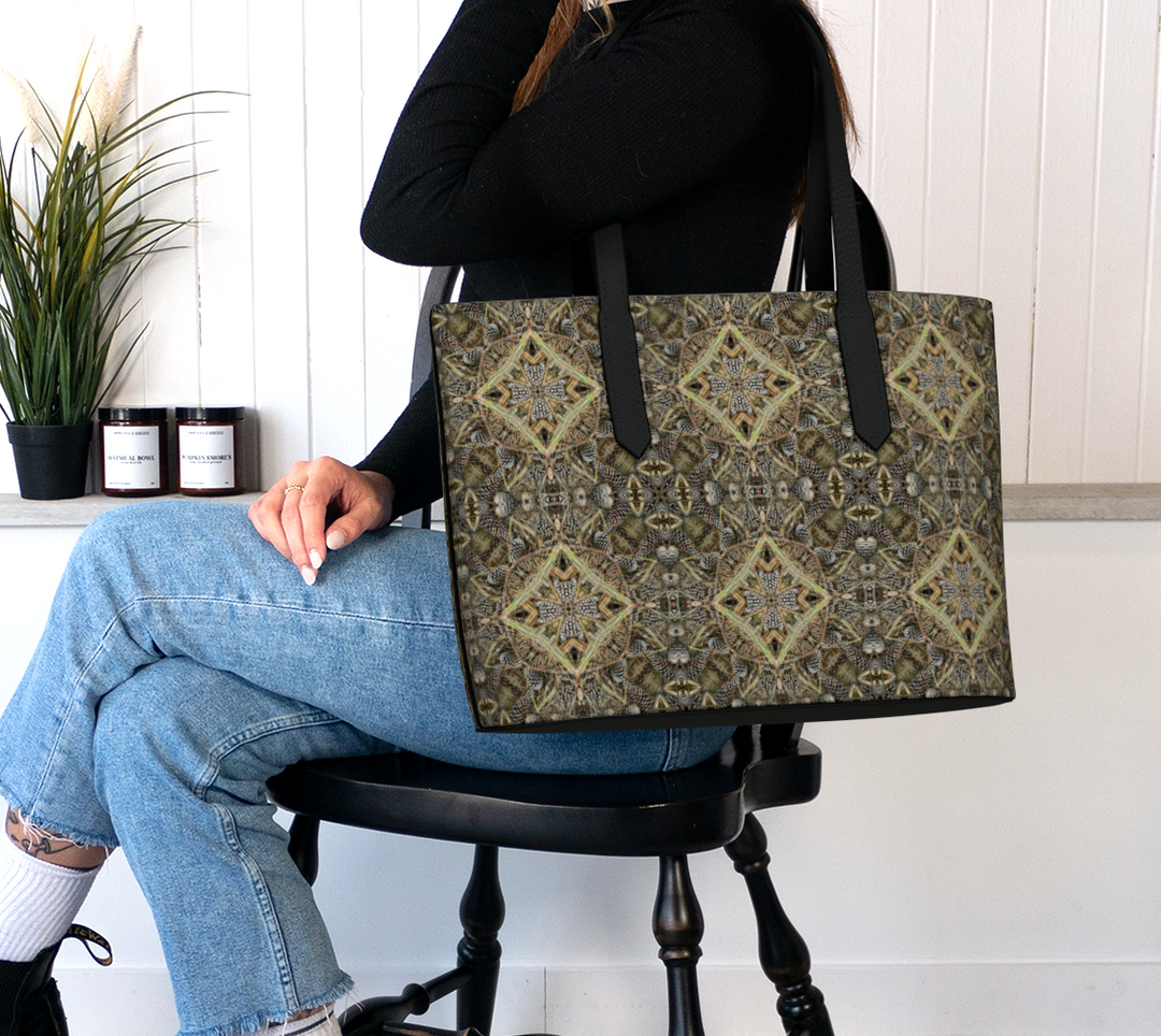 Hurricane Beryl's Pine Cone 2 Vegan Tote Bag