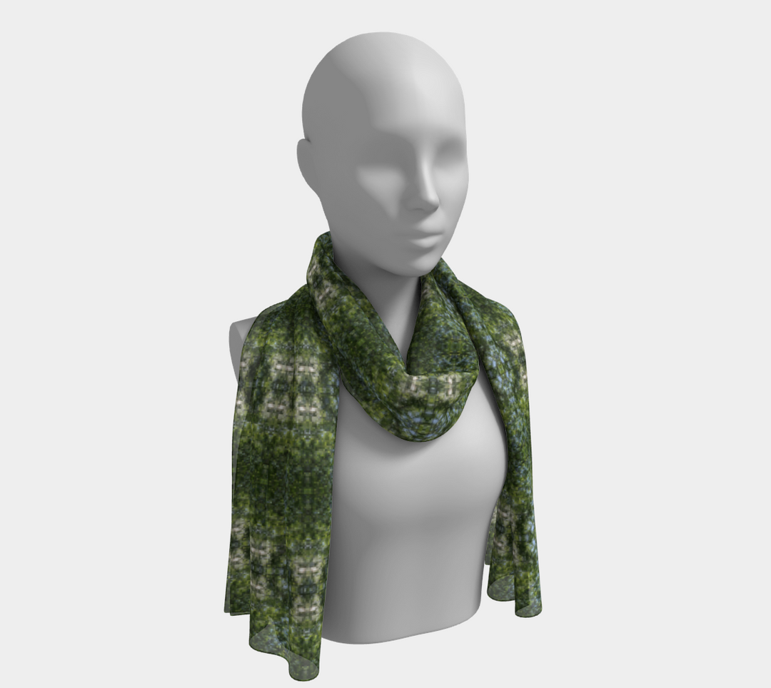 Cypress Tree Sunny Day Long Scarf