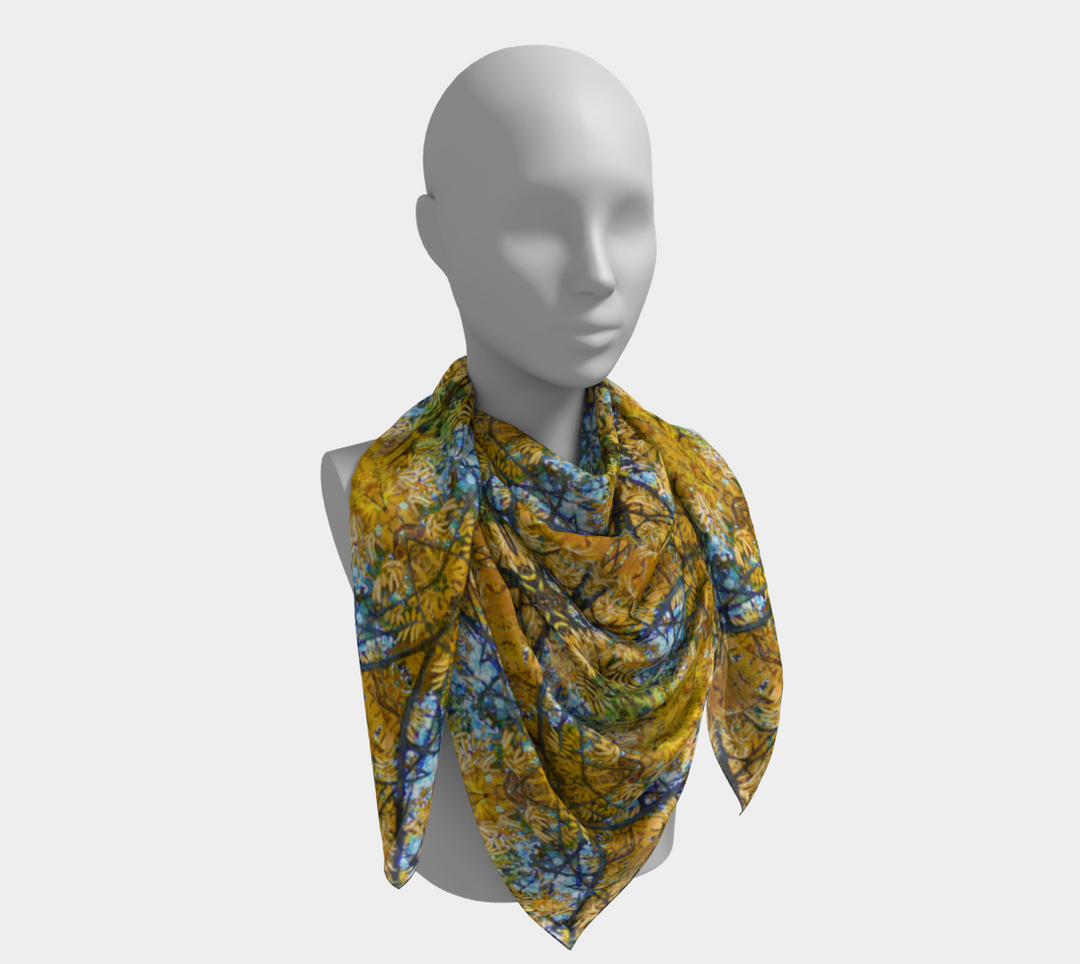 Sunny Day Sumac Square Scarf