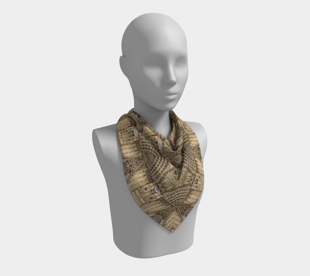 Cathedral Doorway 2 Square Scarf