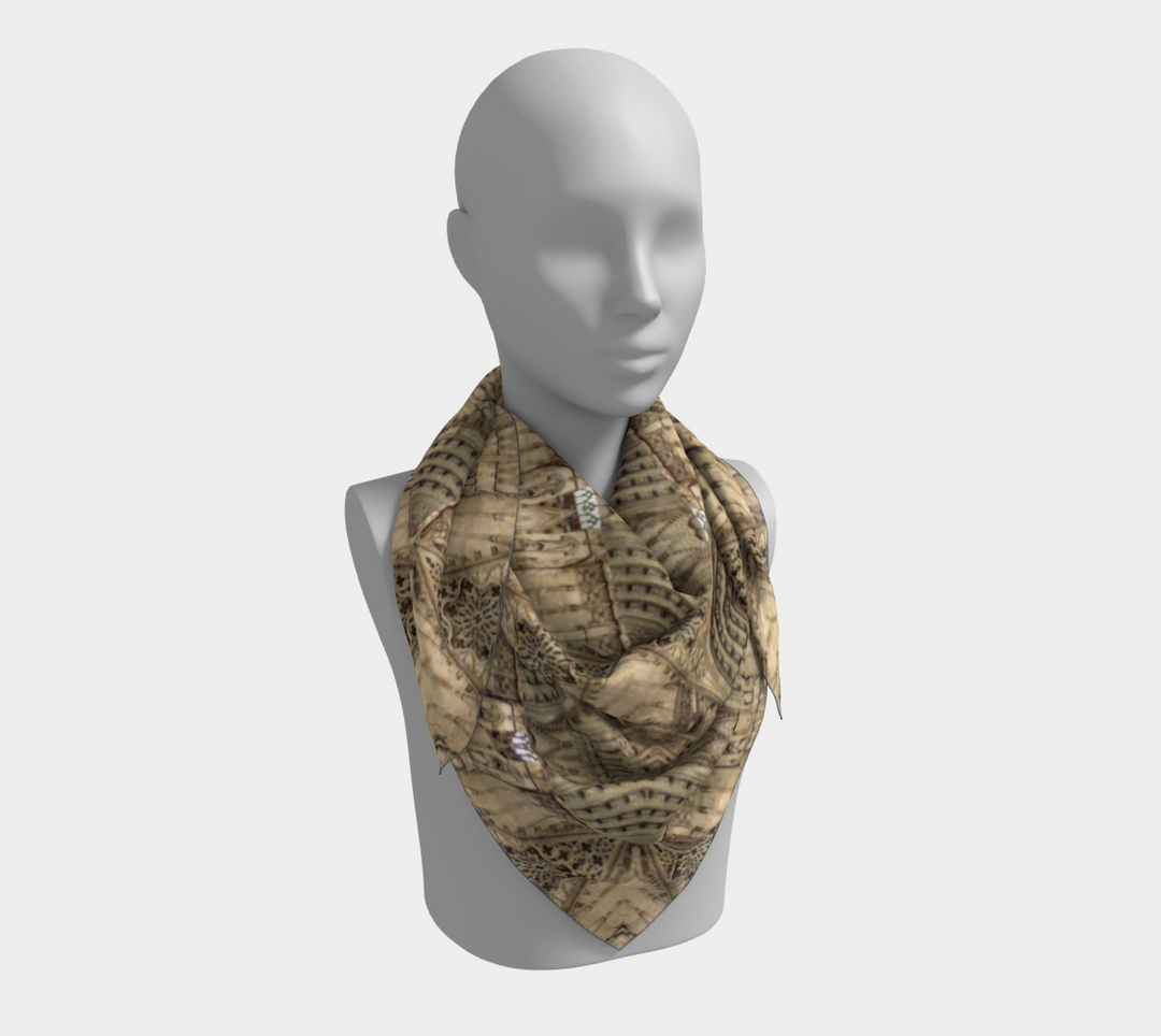 Cathedral Doorway 2 Square Scarf