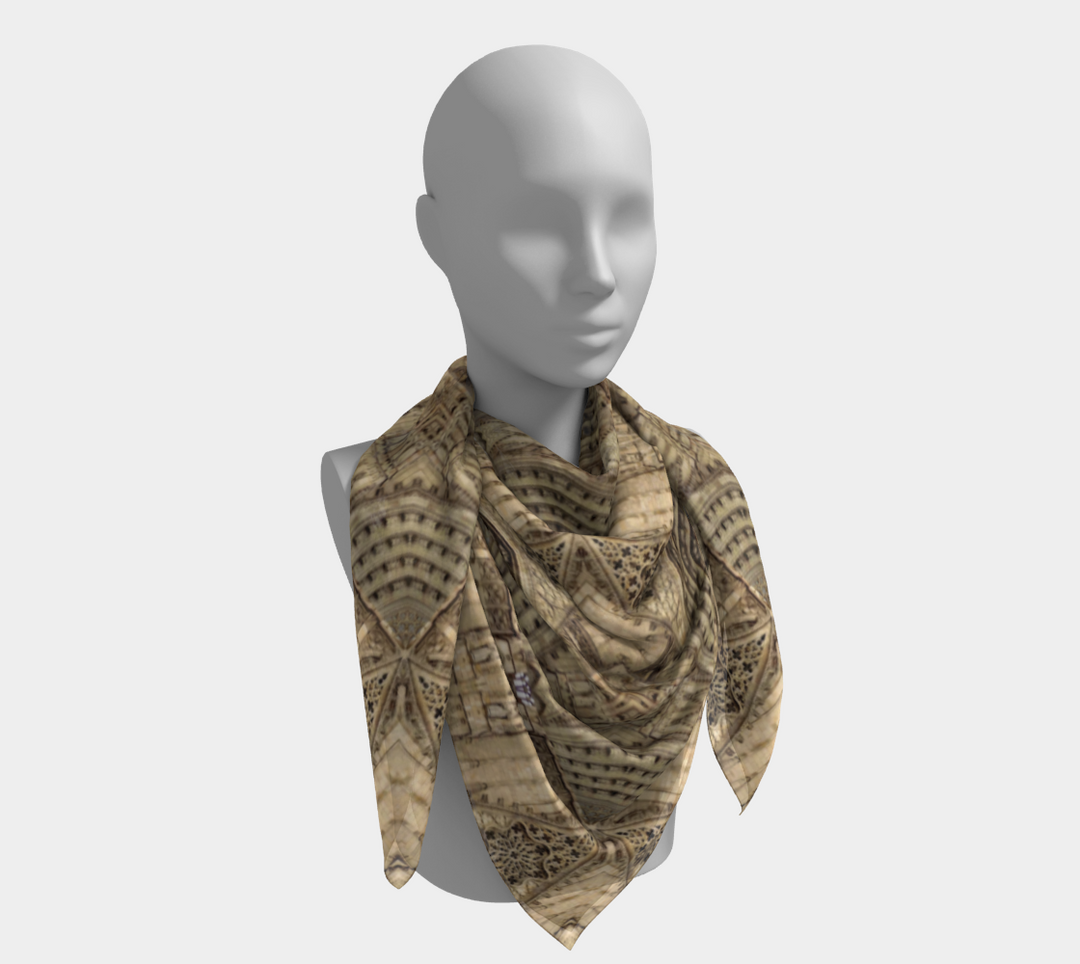 Cathedral Doorway 2 Square Scarf