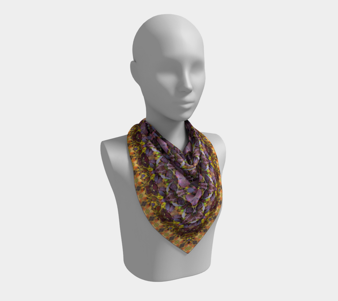 Virginia Autumn 3 Square Scarf