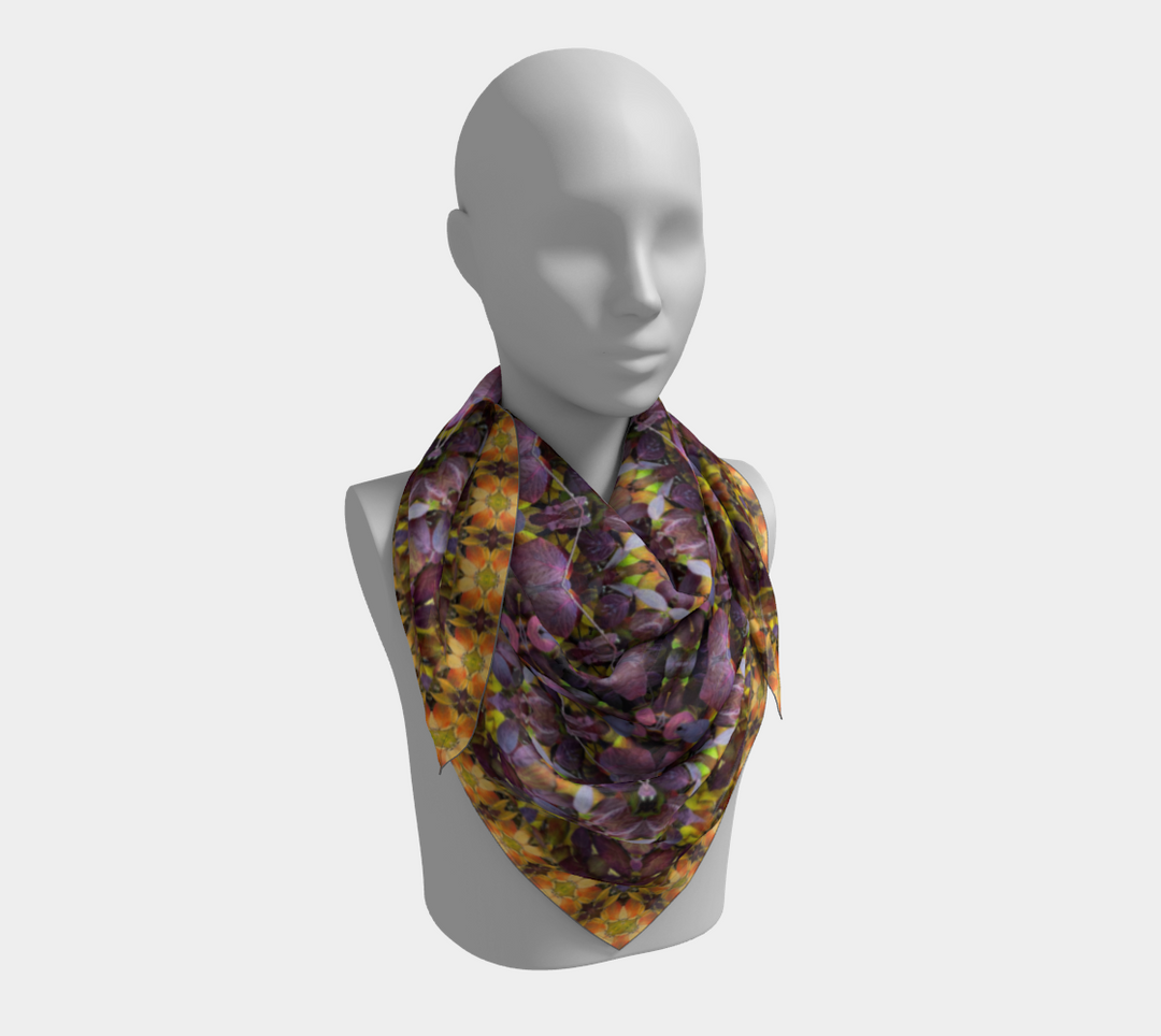 Virginia Autumn 3 Square Scarf