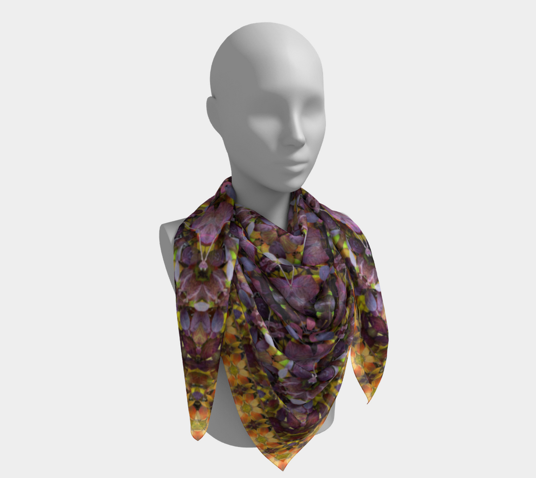 Virginia Autumn 3 Square Scarf