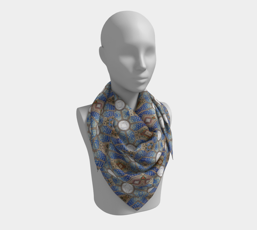 Celestial Ceiling 9 Square Scarf