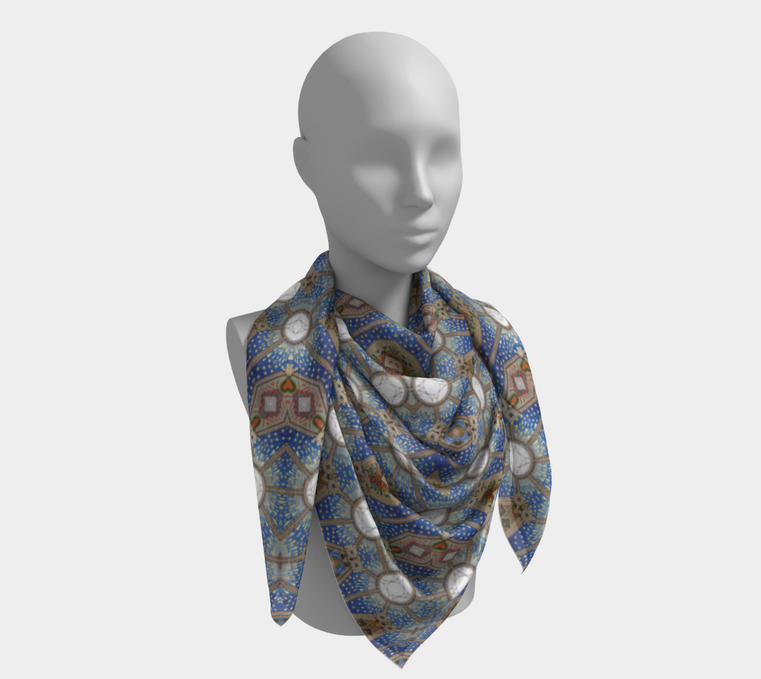Celestial Ceiling 9 Square Scarf