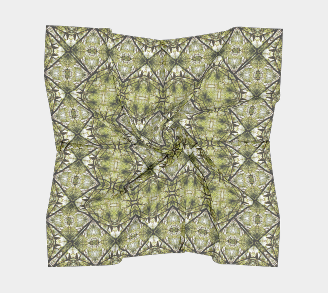 Spring Pine Diamond Square Scarf