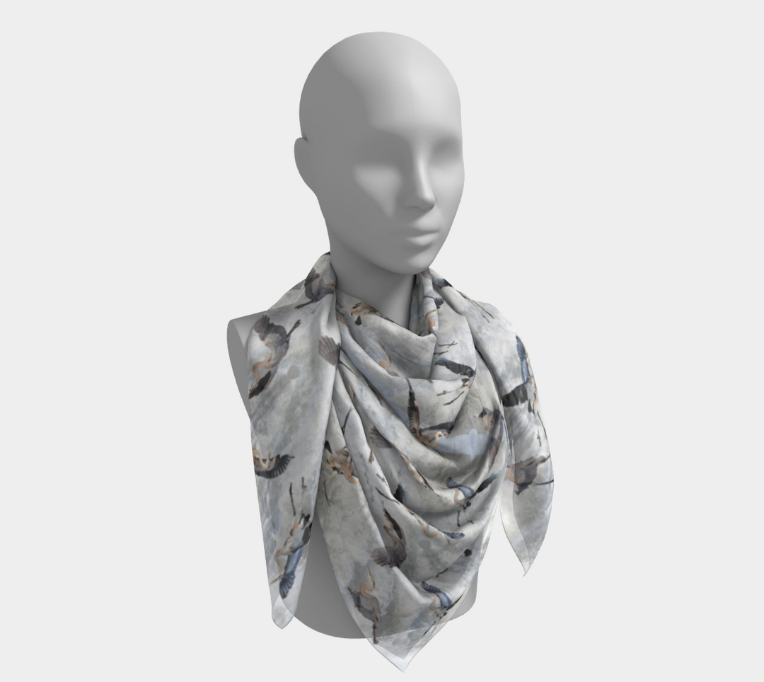 Blue Heron Fight Rapids