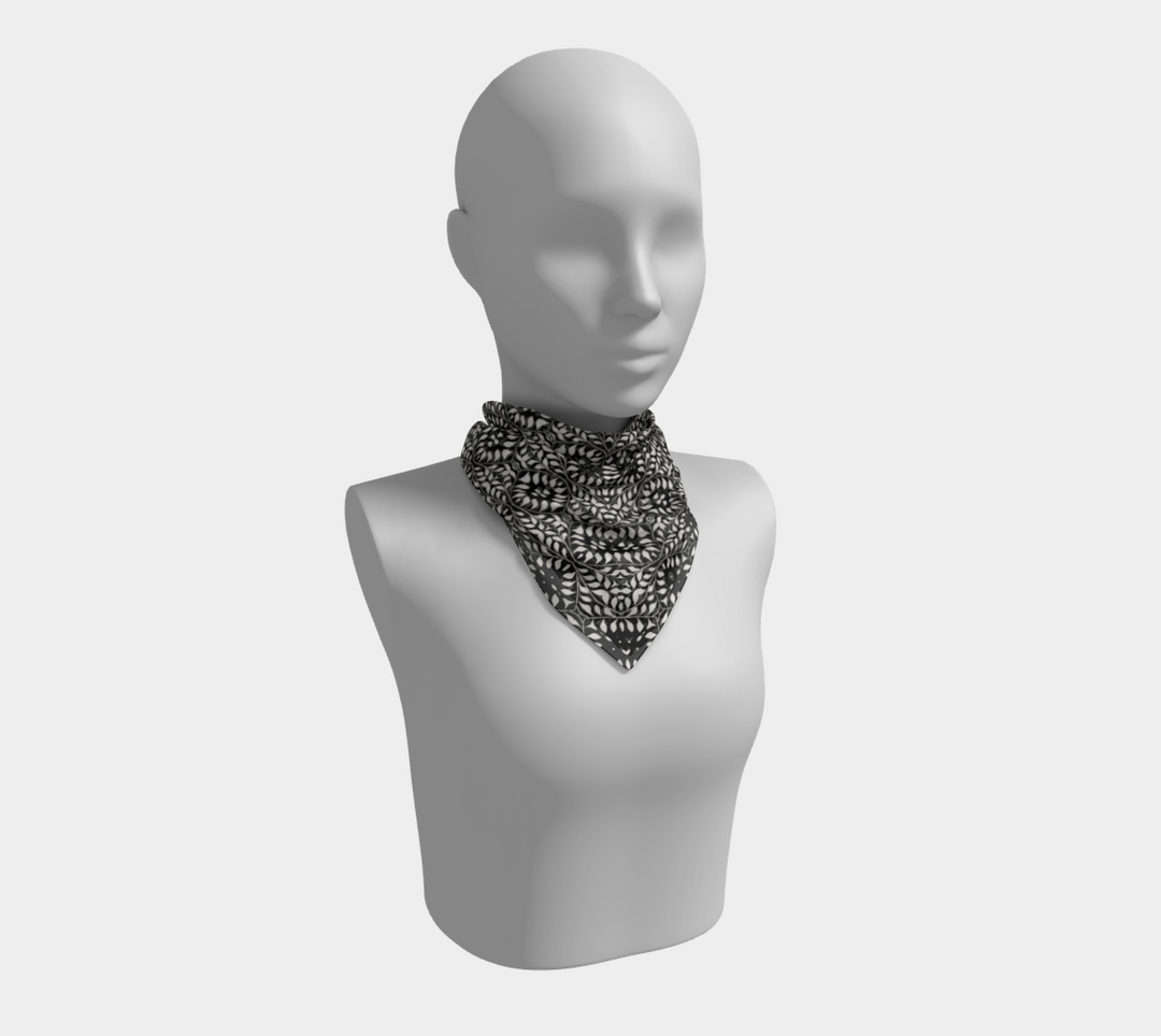 Camelbone Medallion Square Scarf