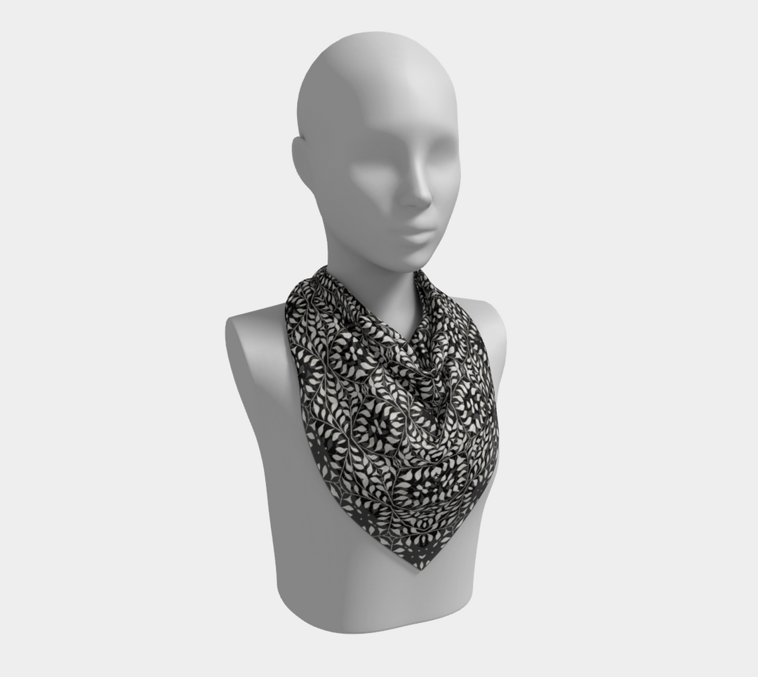 Camelbone Medallion Square Scarf