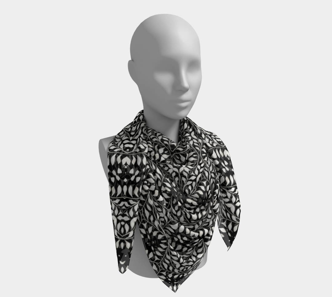 Camelbone Medallion Square Scarf