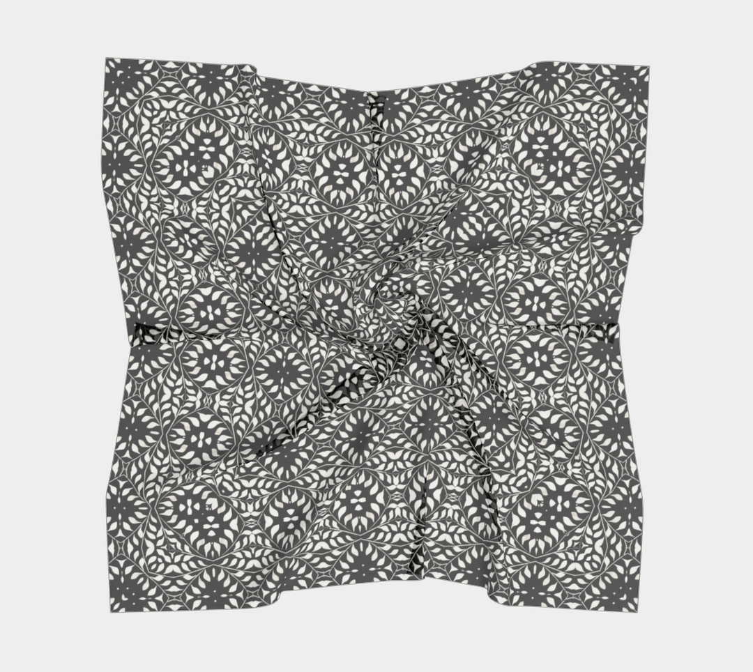 Camelbone Medallion Square Scarf