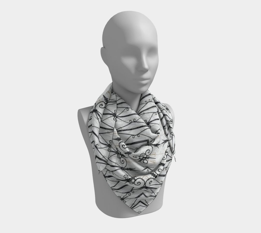 Parisian Railing 1 Square Scarf