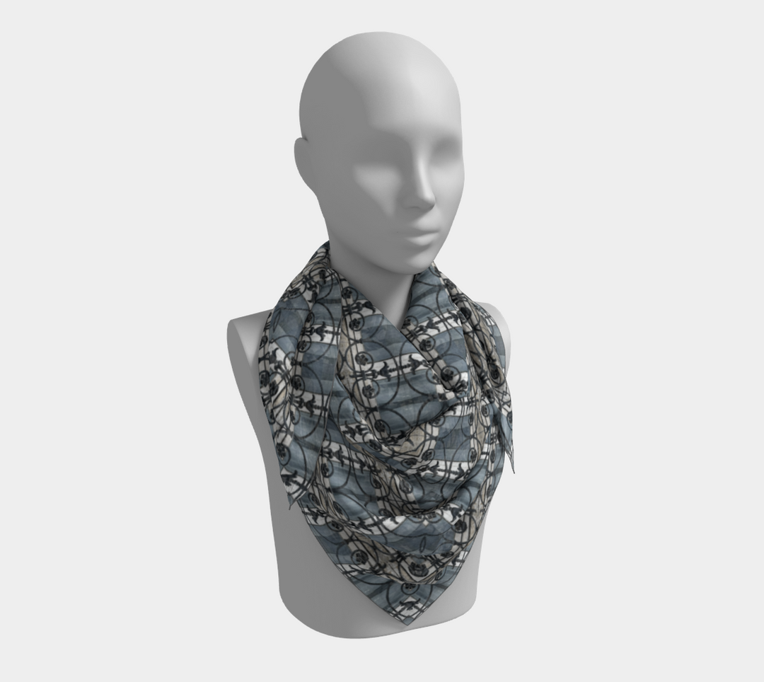 Parisian Railing 5 Square Scarf