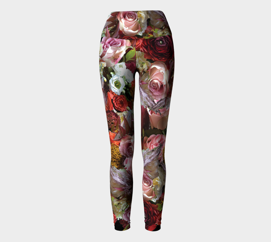 Wedding Flowers 1 Yoga Pants