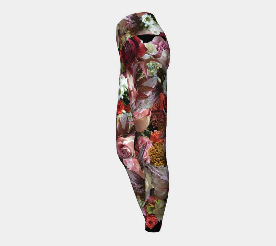 Wedding Flowers 1 Yoga Pants