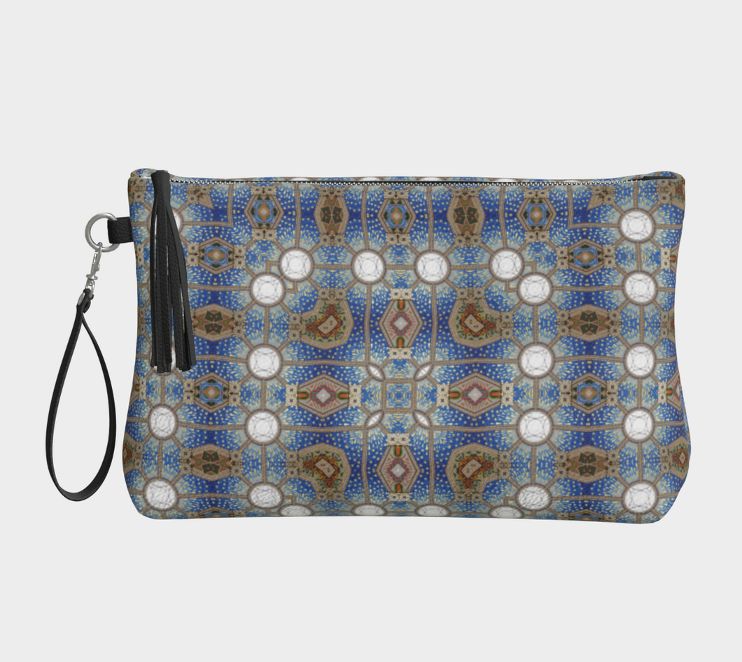 Celestial Ceiling 9 Vegan Leather Makeup Bag