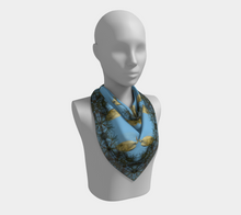 Load image into Gallery viewer, White Egret 2 Square Scarf
