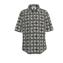 Load image into Gallery viewer, Camelbone White Flower Men&#39;s Short Sleeve Shirt
