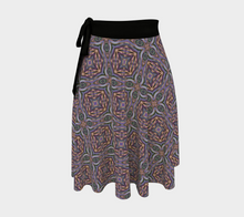 Load image into Gallery viewer, Miscanthus Stripe Wrap Skirt
