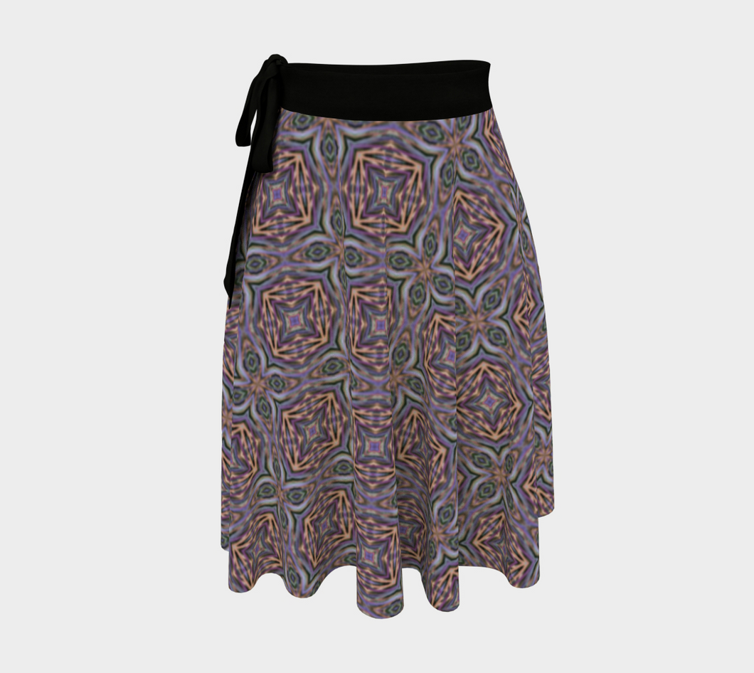Miscanthus Stripe Wrap Skirt